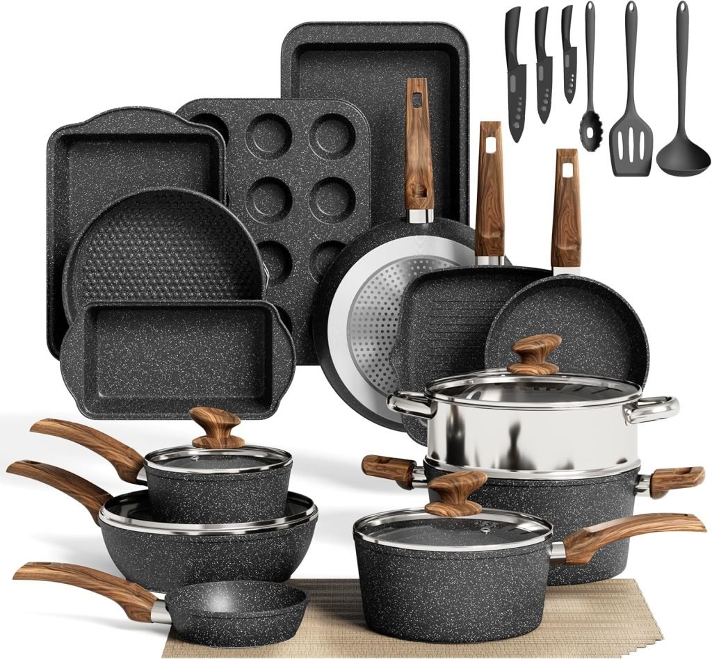 Umite Chef 31-Piece Nonstick Cookware Set