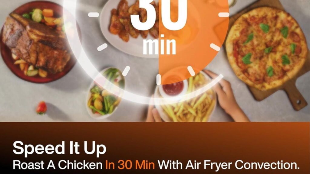 Typhur Sync Oven with Smart AI Wireless Meat Thermometer Probe, 12‑in‑1 Countertop Air Fryer Toaster Oven